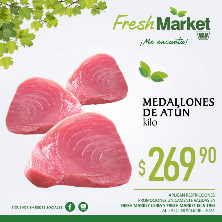 MEDALLONES DE ATUN FRESH MARKET